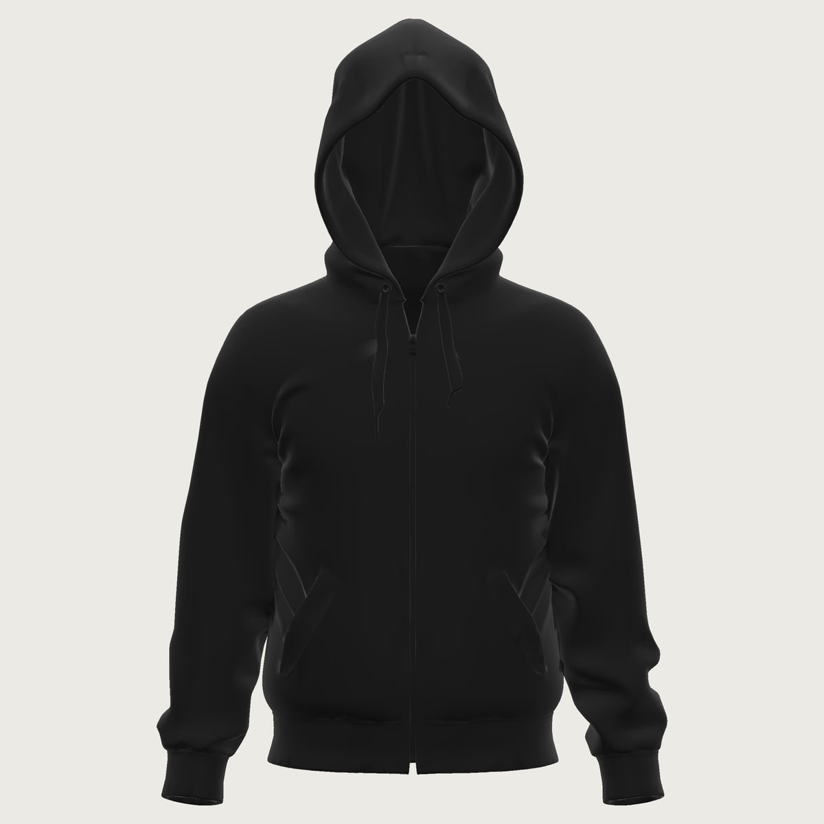 Zip Hoodie med eget tryck — designa själv, från 438 kr